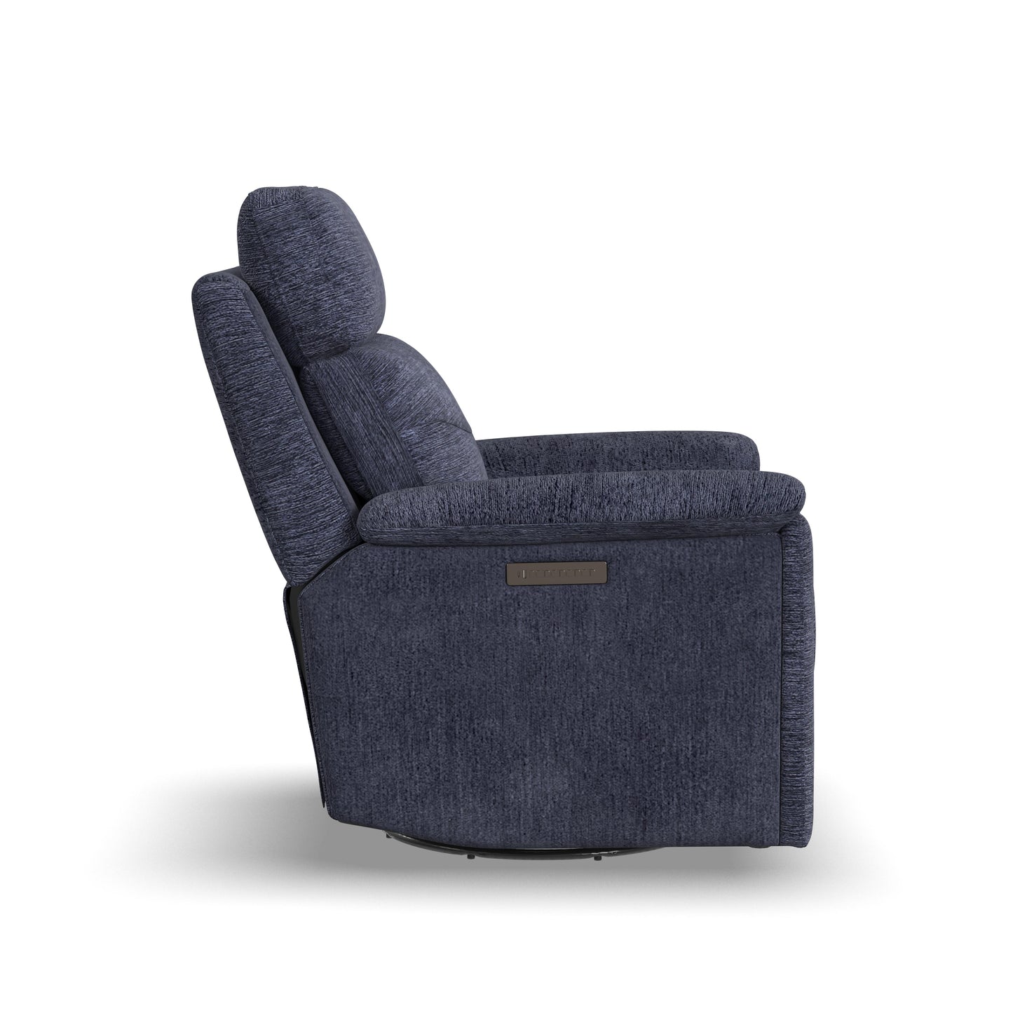 Flexsteel Refined Swivel Gliding Recliner w/ Power Headrest & Lumbar