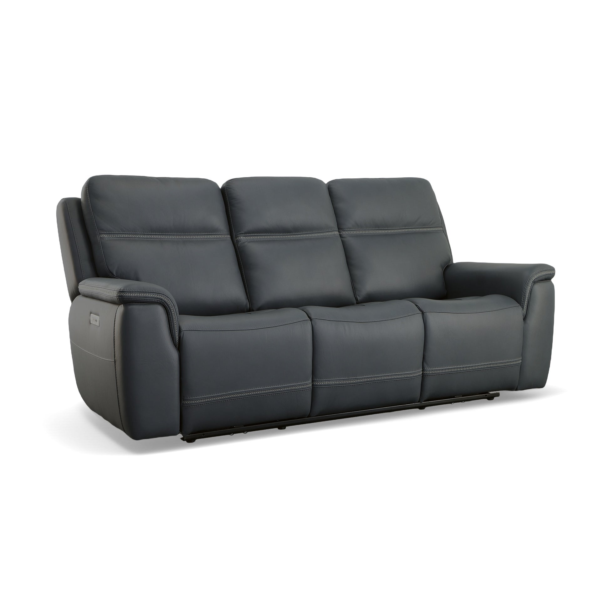 Flexsteel Sawyer Power Reclining Sofa with Power Headrests & Lumbar