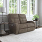 Flexsteel Strait Power Reclining Loveseat with Power Headrests