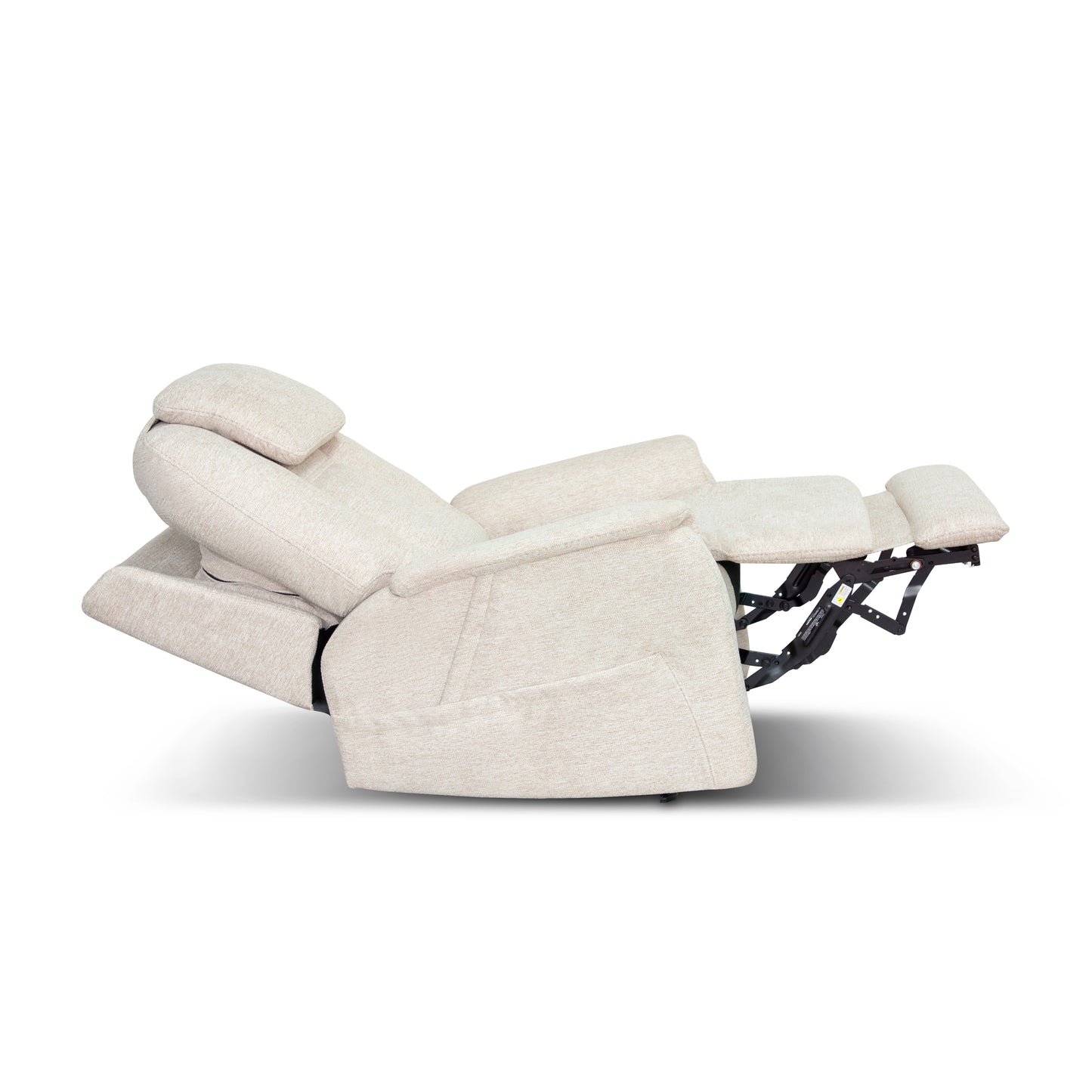 Flexsteel Zecliner Model 3+ Petite Power Sleep Chair with Power Headrest, Lumbar, Heat & Massage