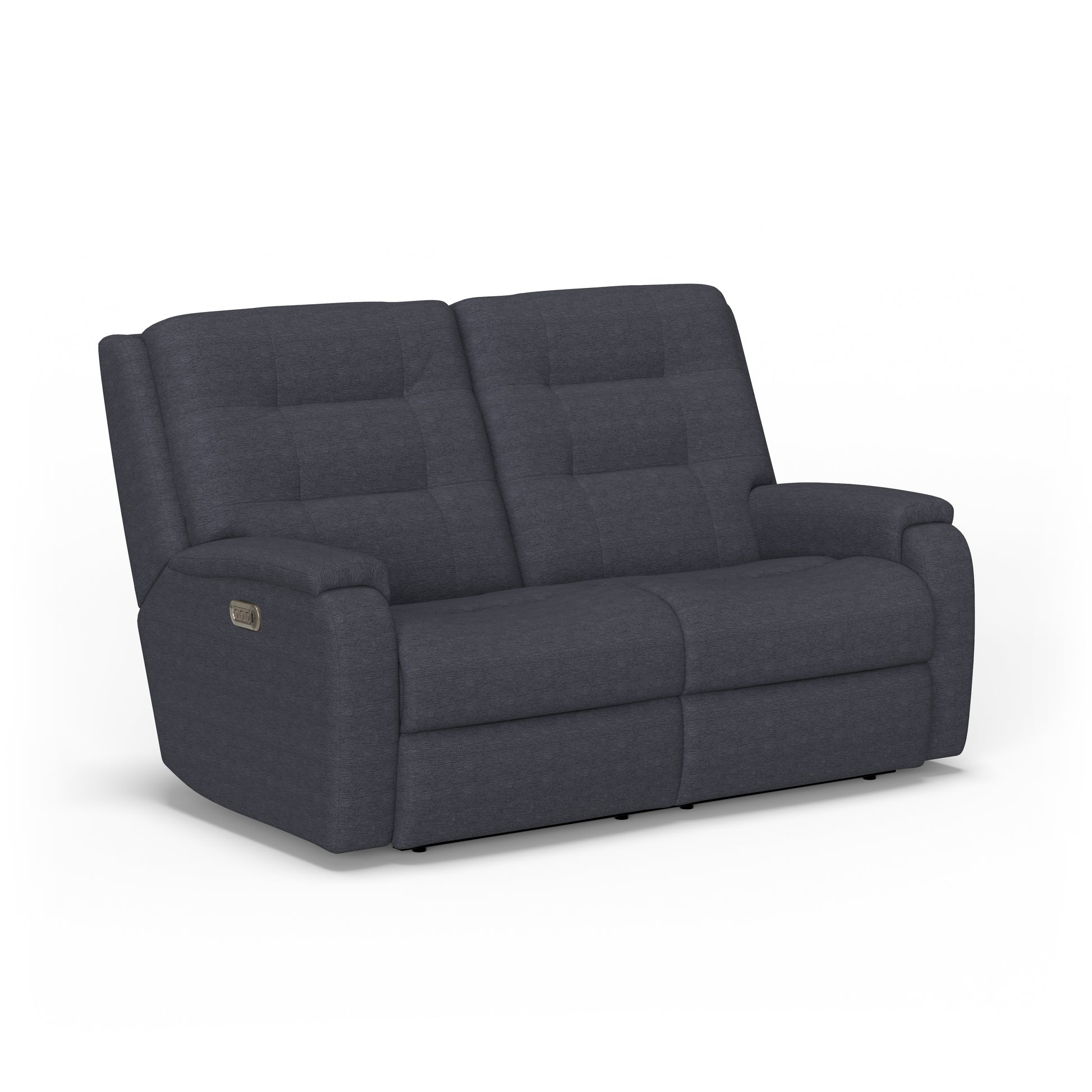 Flexsteel Arlo Power Reclining Loveseat with Power Headrest & Lumbar
