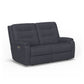 Flexsteel Arlo Power Reclining Loveseat with Power Headrest & Lumbar
