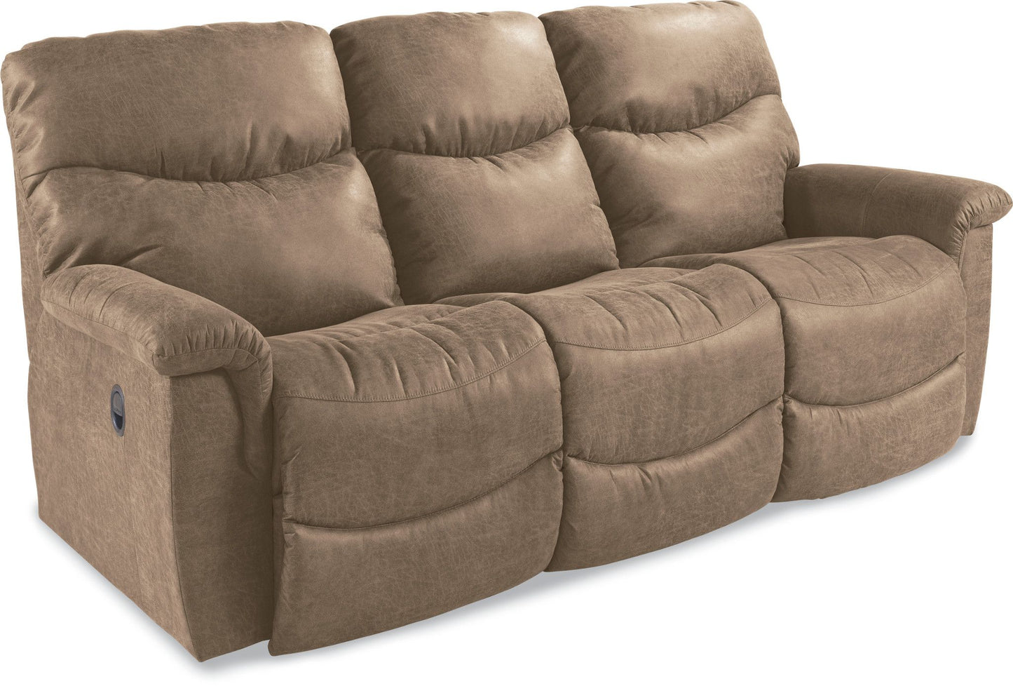 James Renew Leather Reclining Sofa — Palance Sand