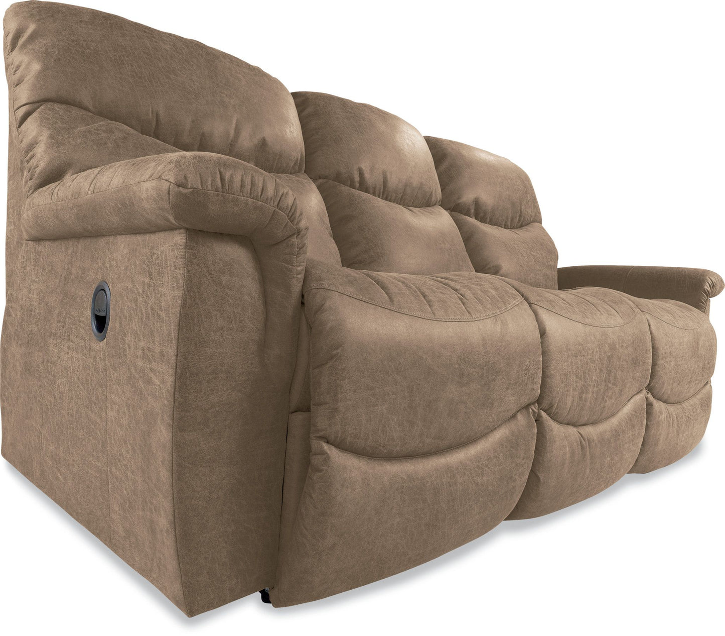 James Renew Leather Reclining Sofa — Palance Sand — view 3