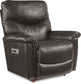 James Leather Recliner — Yellowstone Charcoal — view 6