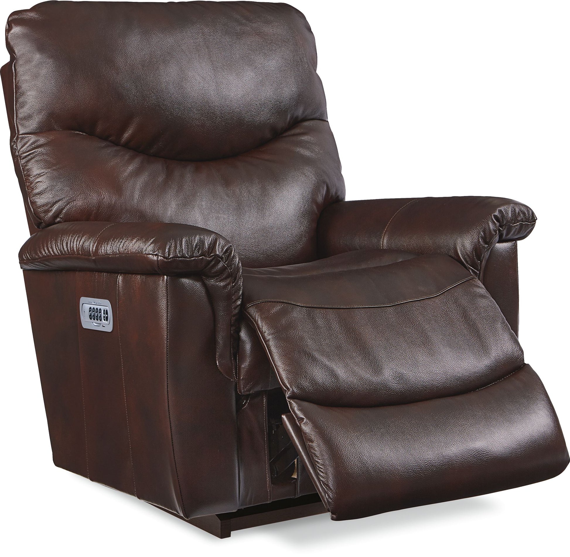 James Leather Recliner — Yellowstone Walnut — view 40