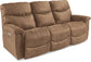 James Renew Leather Reclining Sofa — Palance Sand — view 6