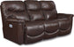 James Leather Reclining Sofa — Yellowstone Walnut — view 11