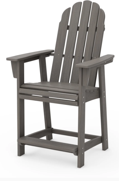 Vineyard Curveback Adirondack Counter Chair