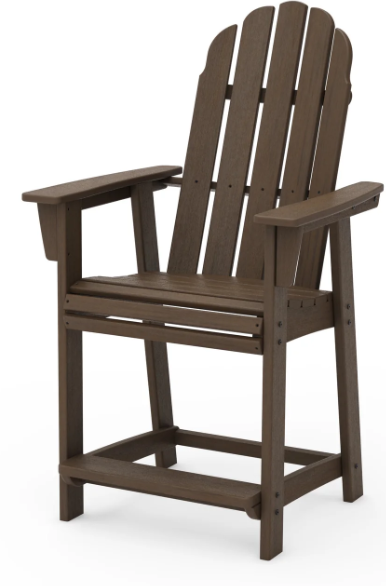 Vineyard Curveback Adirondack Counter Chair