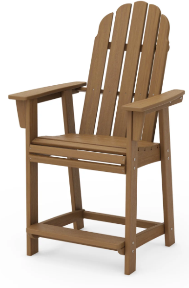 Vineyard Curveback Adirondack Counter Chair