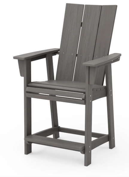 Modern Curveback Adirondack Counter Chair