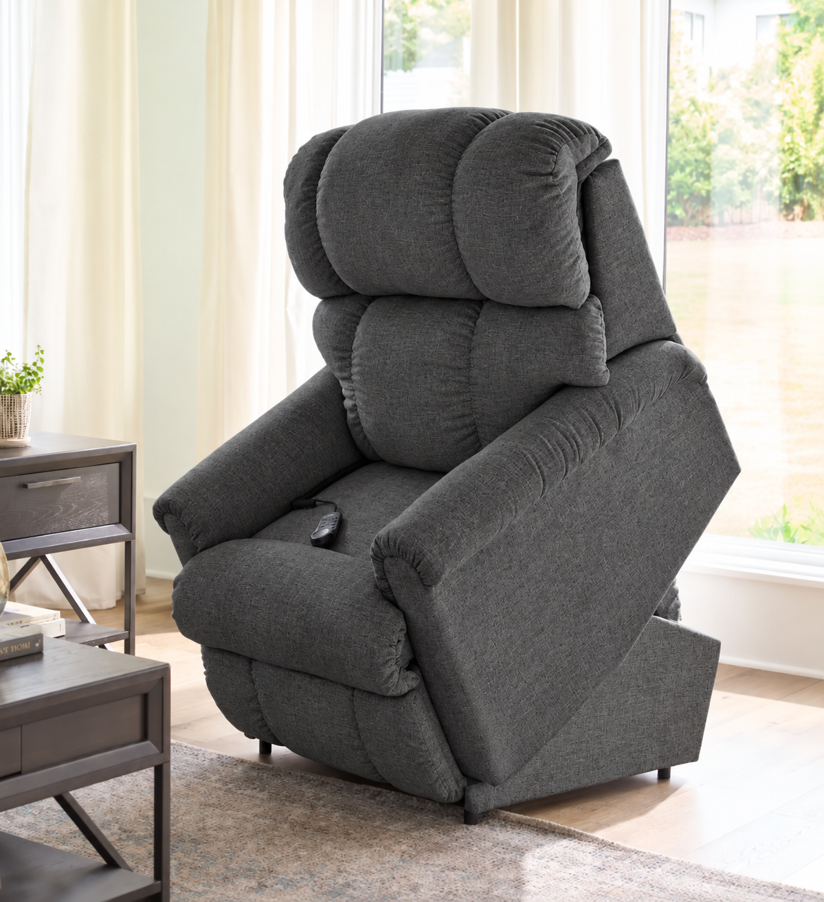 Pinnacle Platinum Power Lift Recliner w/ Headrest & Lumbar