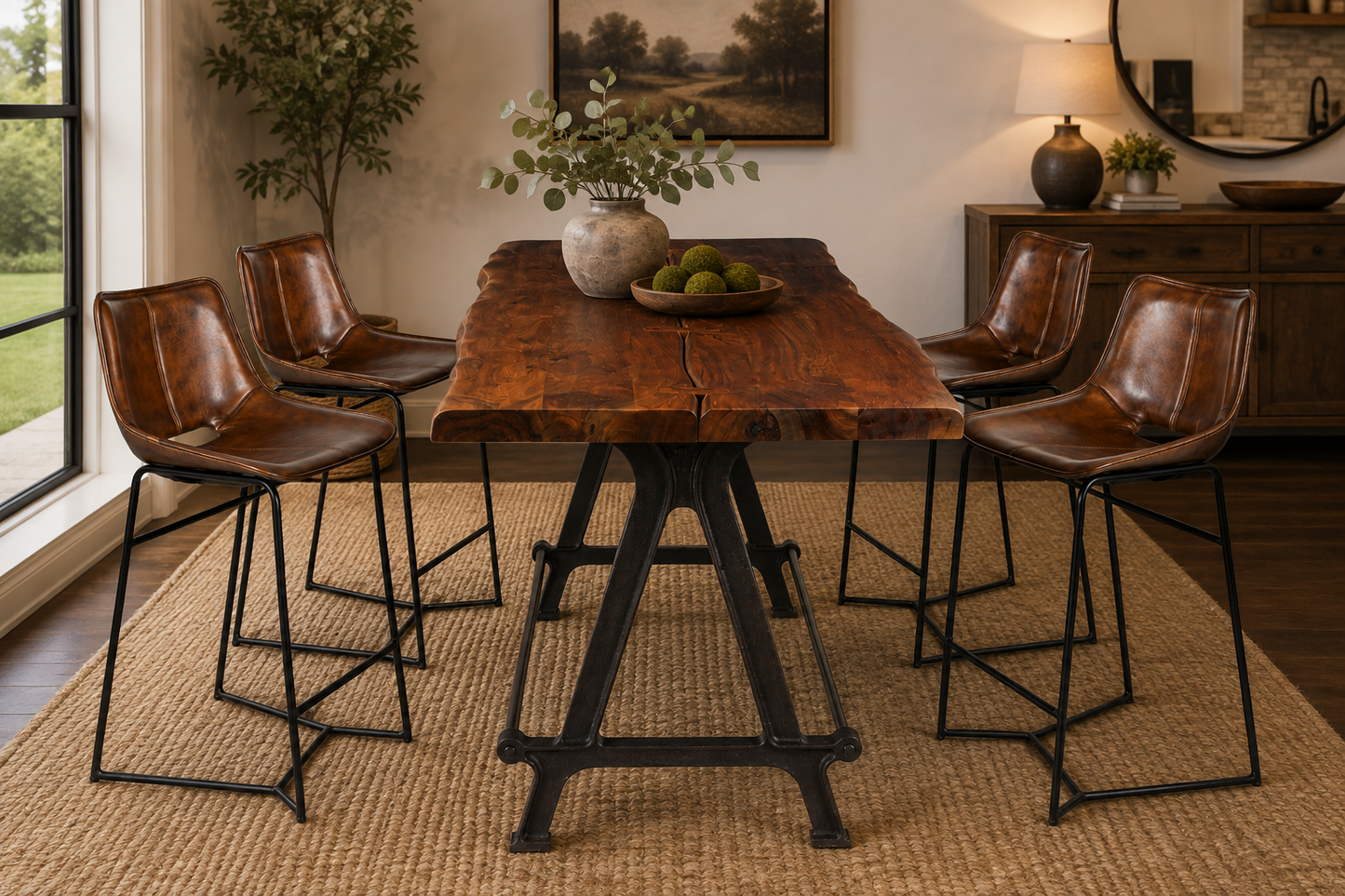 Industrial Loft Essex Dining Set