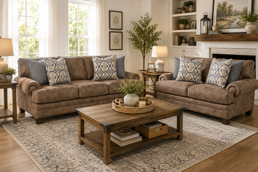 Sicily Sofa and Loveseat
