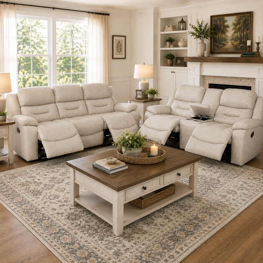 Decker Reclining Sofa and Loveseat