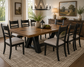 Greddinton Dining Extension Table and 8 Greddinton Dining UPH Side Chair
