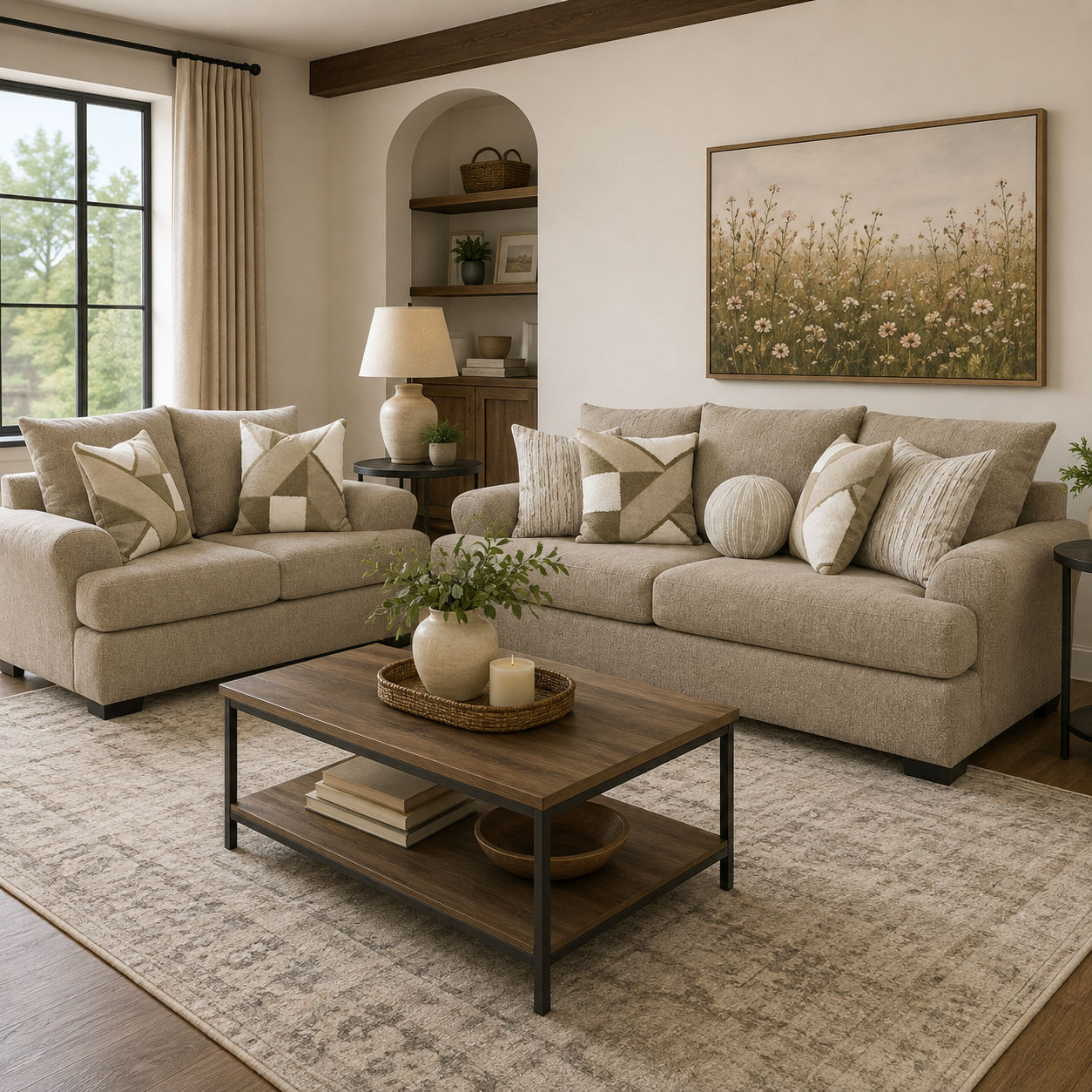 Kirby Sofa & Loveseat Set