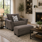 Tiffani Chair & 1/2 and Ottoman