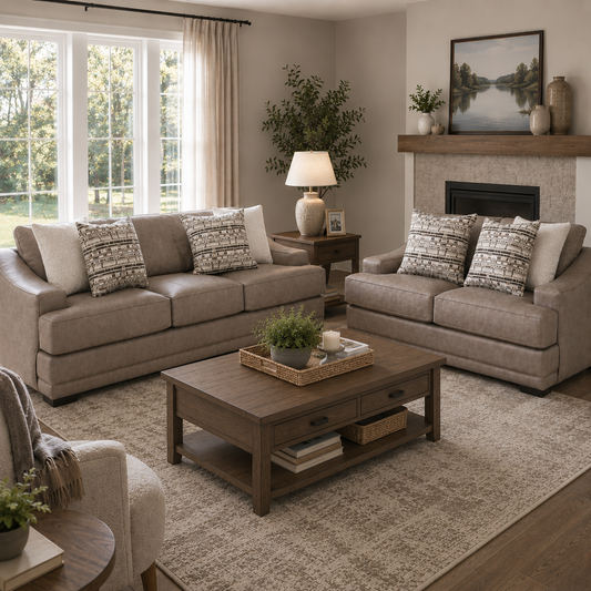 Granger Sofa and Loveseat