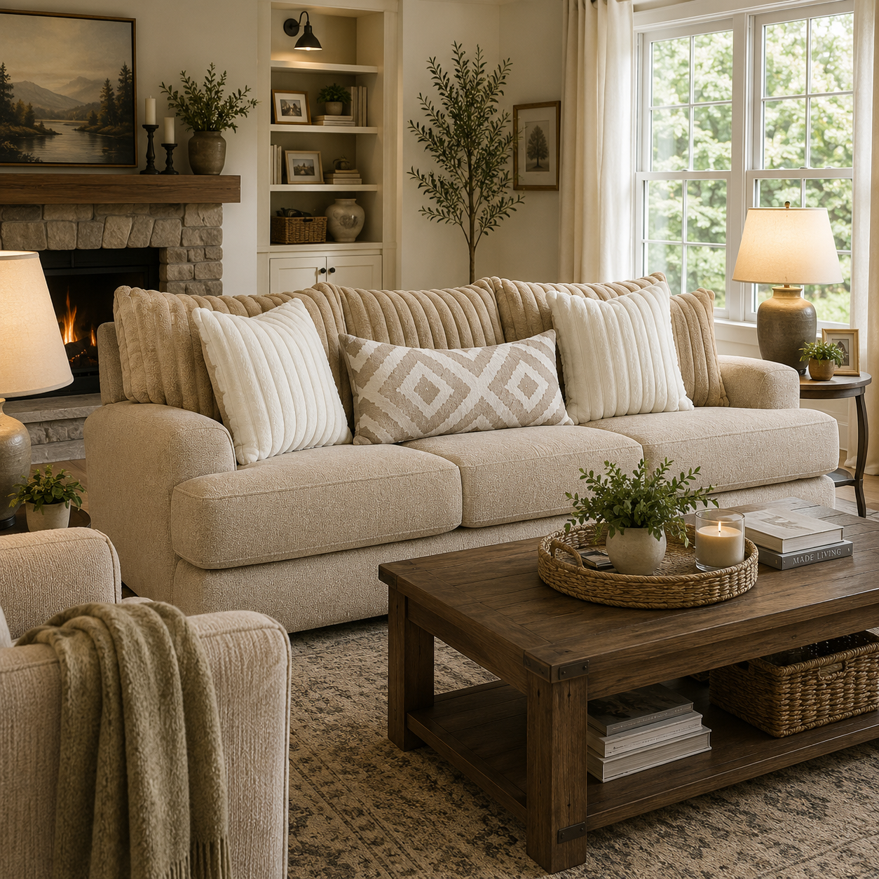 Tweed Sofa