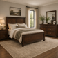 Danabrin Queen Panel Bed with Mirrored Dresser and Nightstand