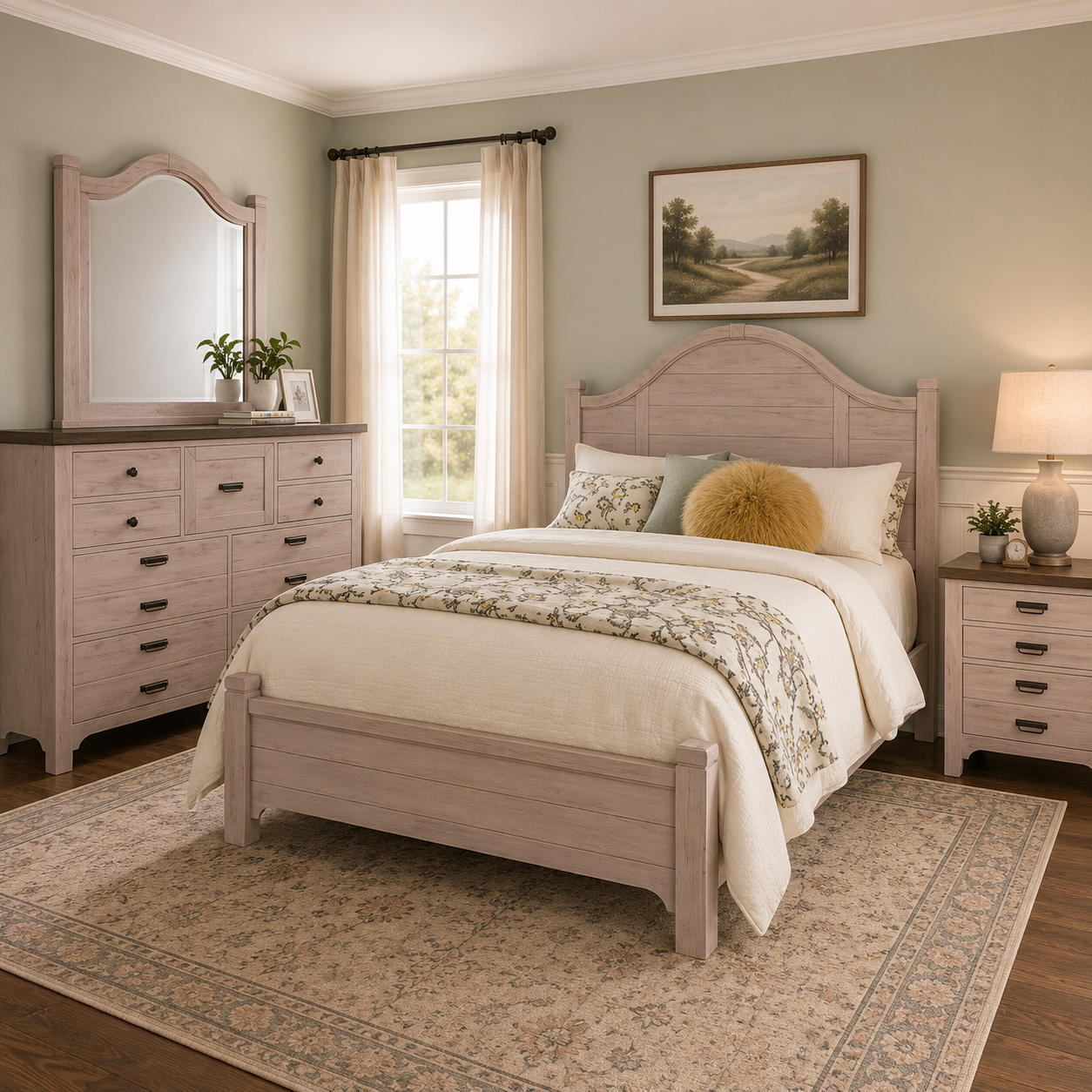 Bungalow Dover Grey Two Toned Set