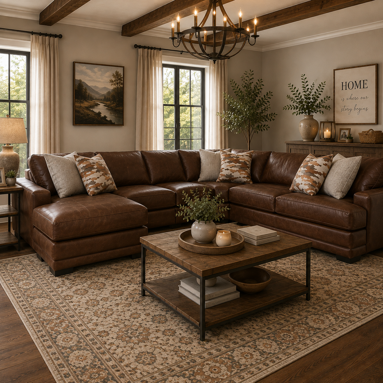 Highlands Sectional w/ Reverse Chaise