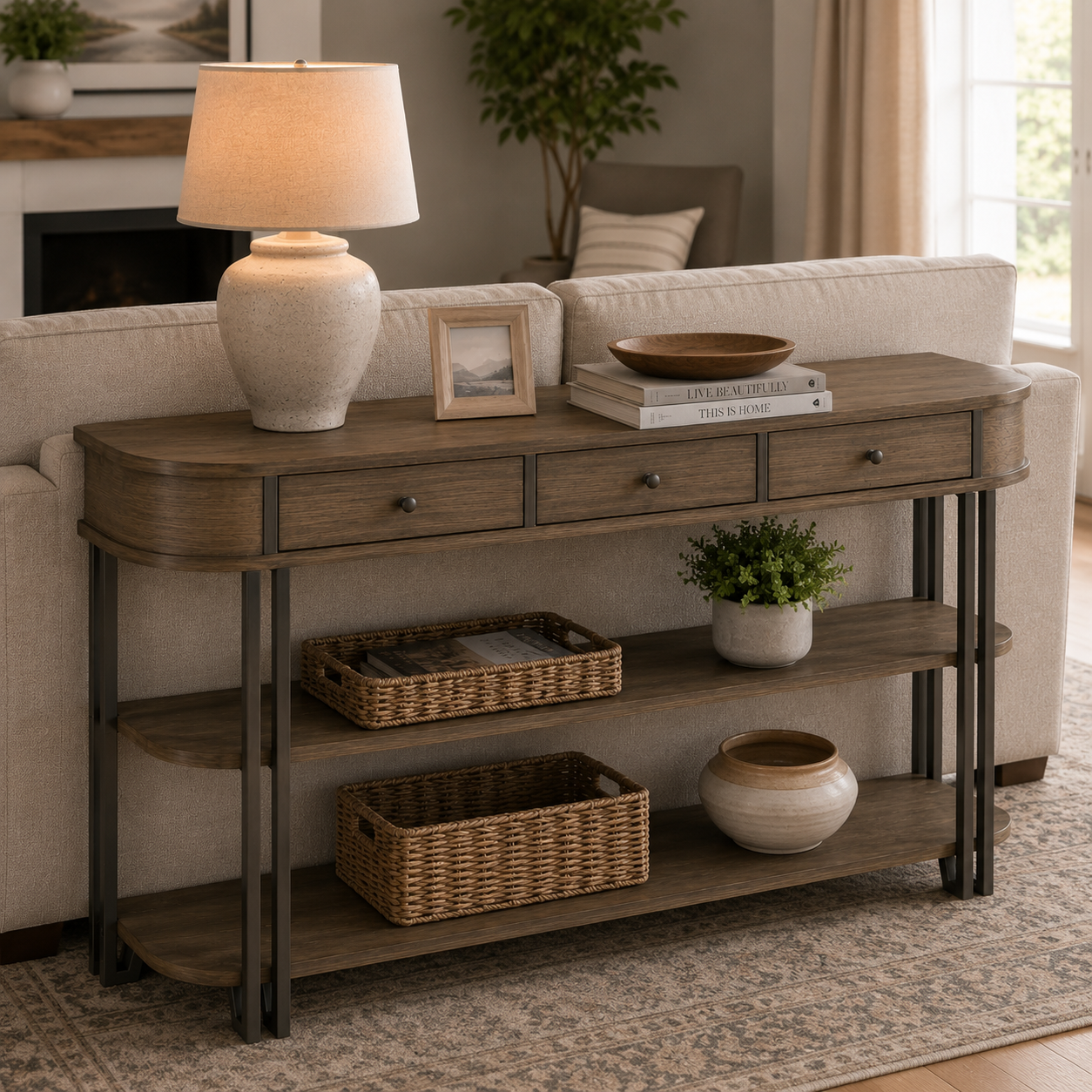 Saddletree Sofa Table