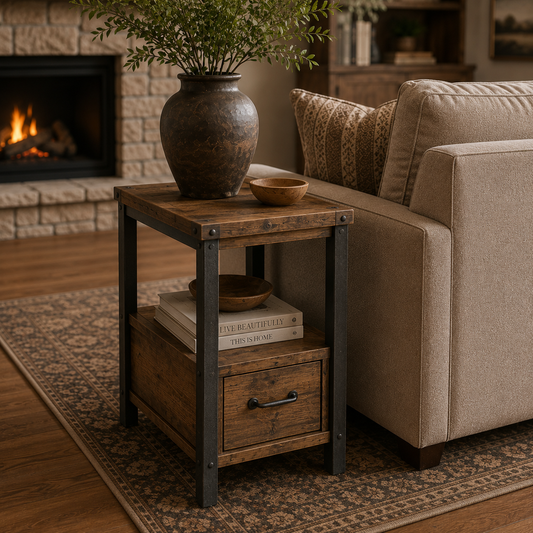 Workbench Chairside Table