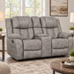 Lux Reclining Console Loveseat