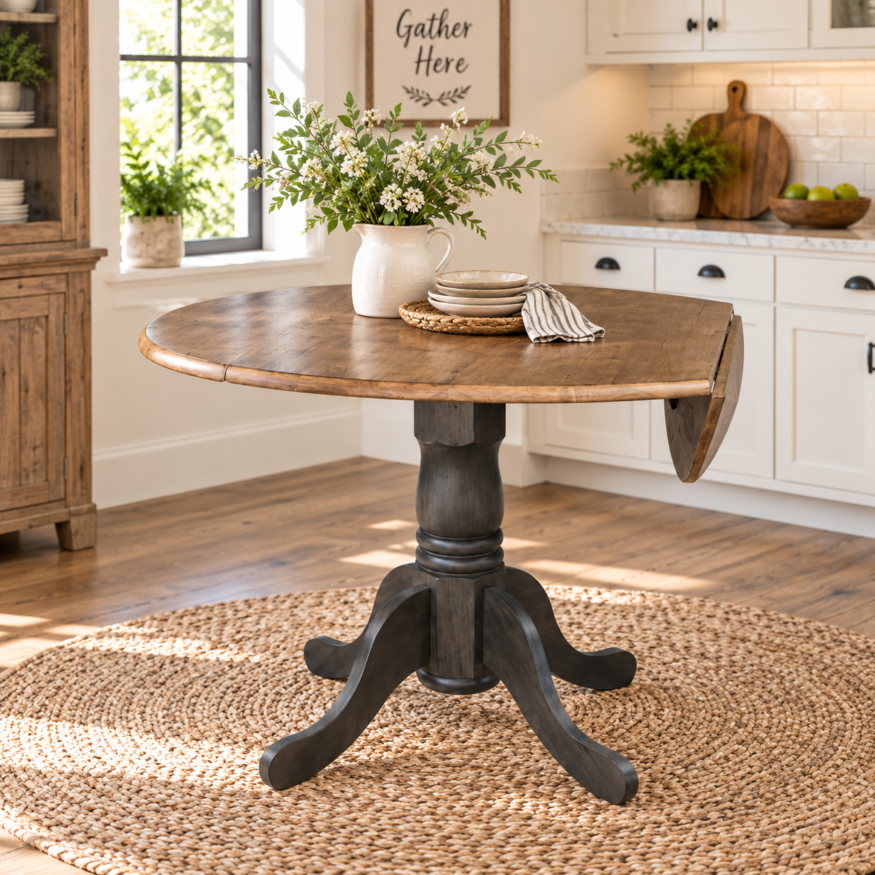Essentials Round Pedestal Table