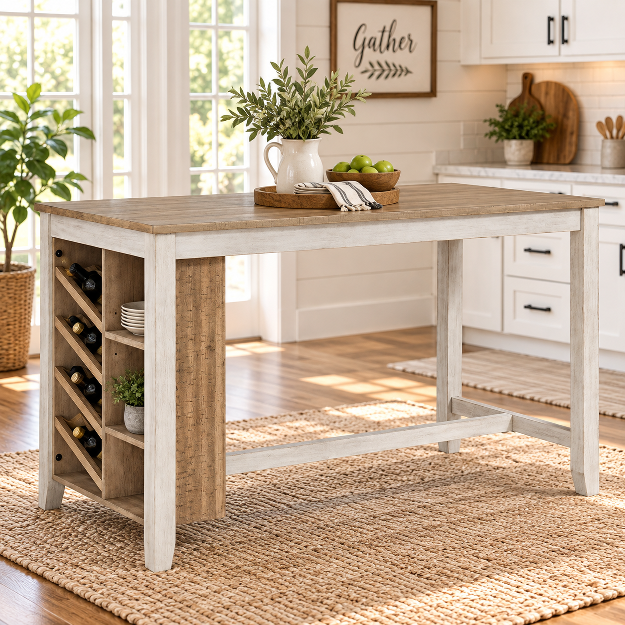Ashley Express - Skempton RECT Counter Table w/Storage