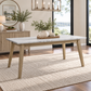 Vida 72" White Marble Top Dining Table