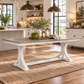 Cora Trestle Dining Table