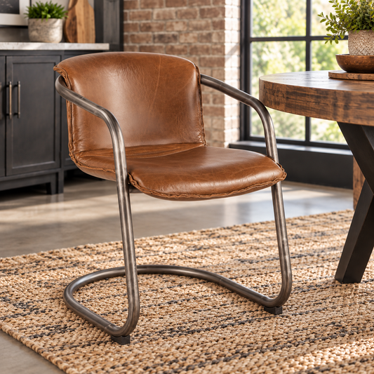 Portofino 22" Leather Dining Chair