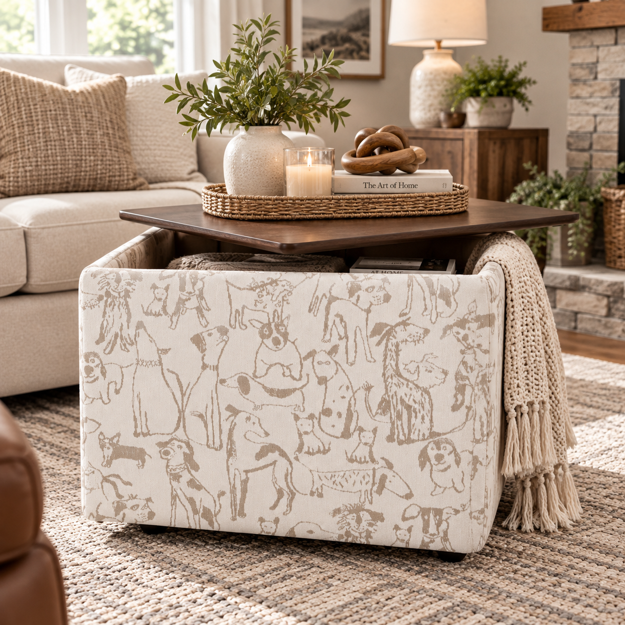Scout Storage Ottoman