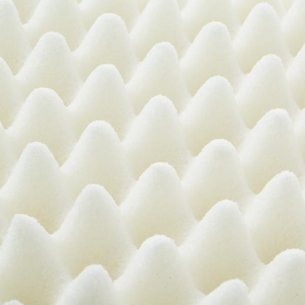 Close-up of a textured white surface with wavy patterns