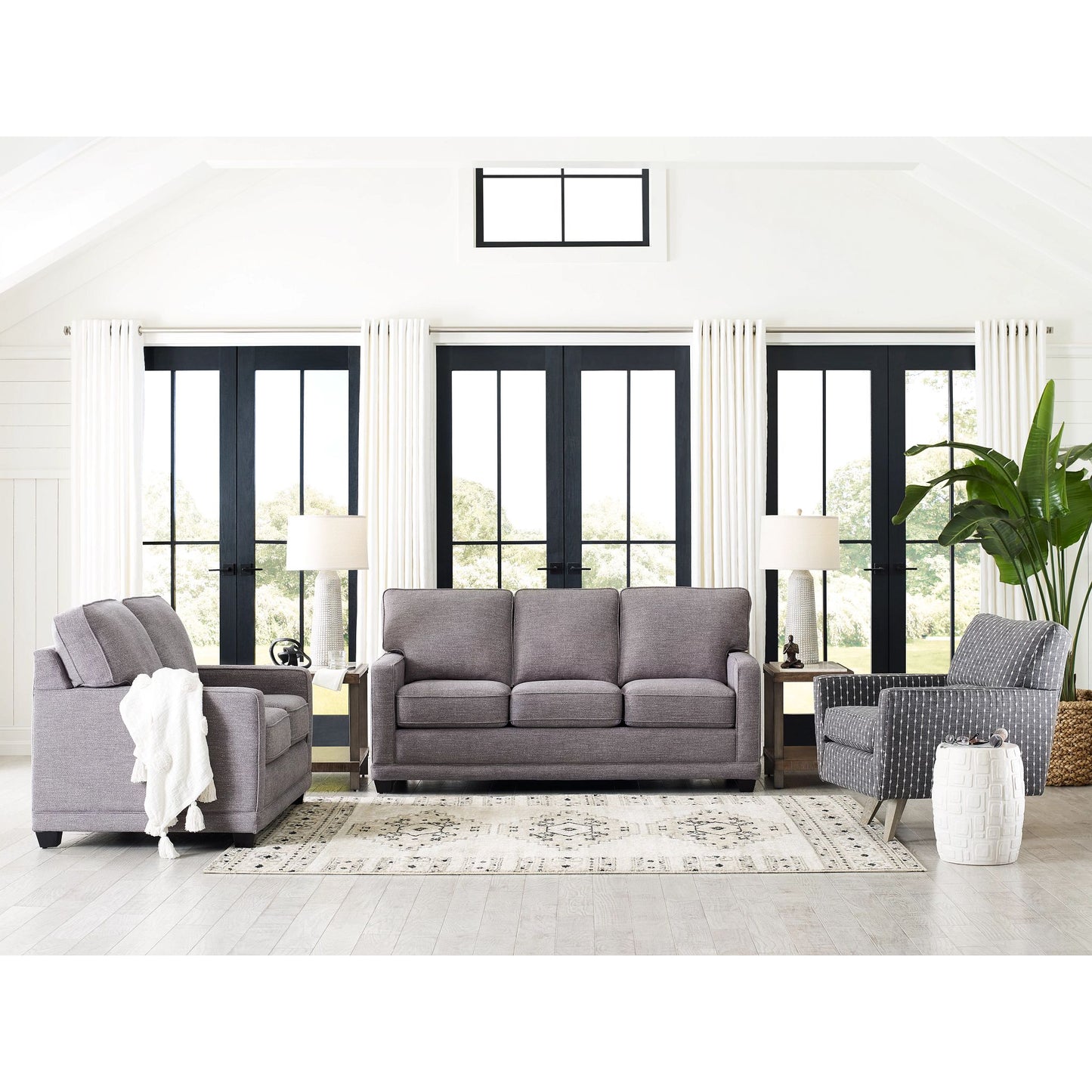 Kennedy Sofa — i-Atherton Charcoal — view 136
