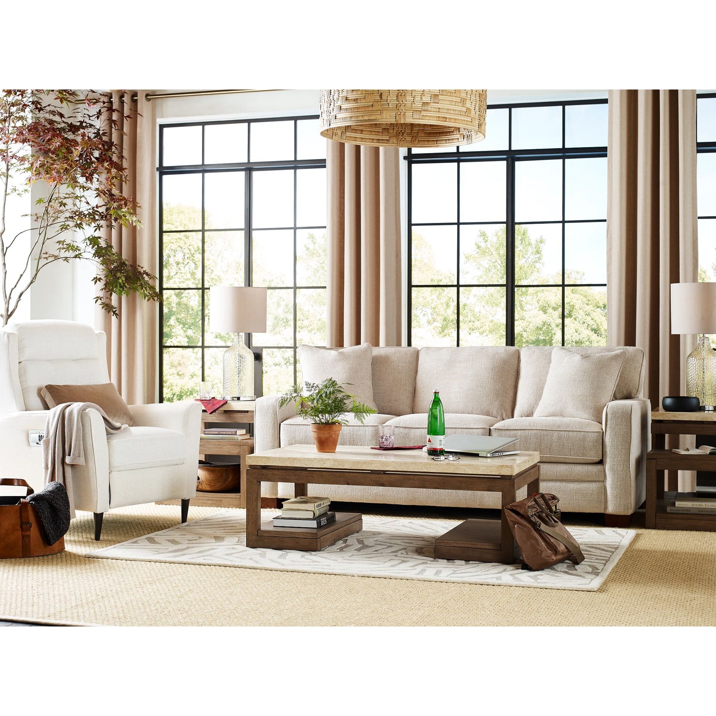Meyer Sofa — Nora Ivory — view 48
