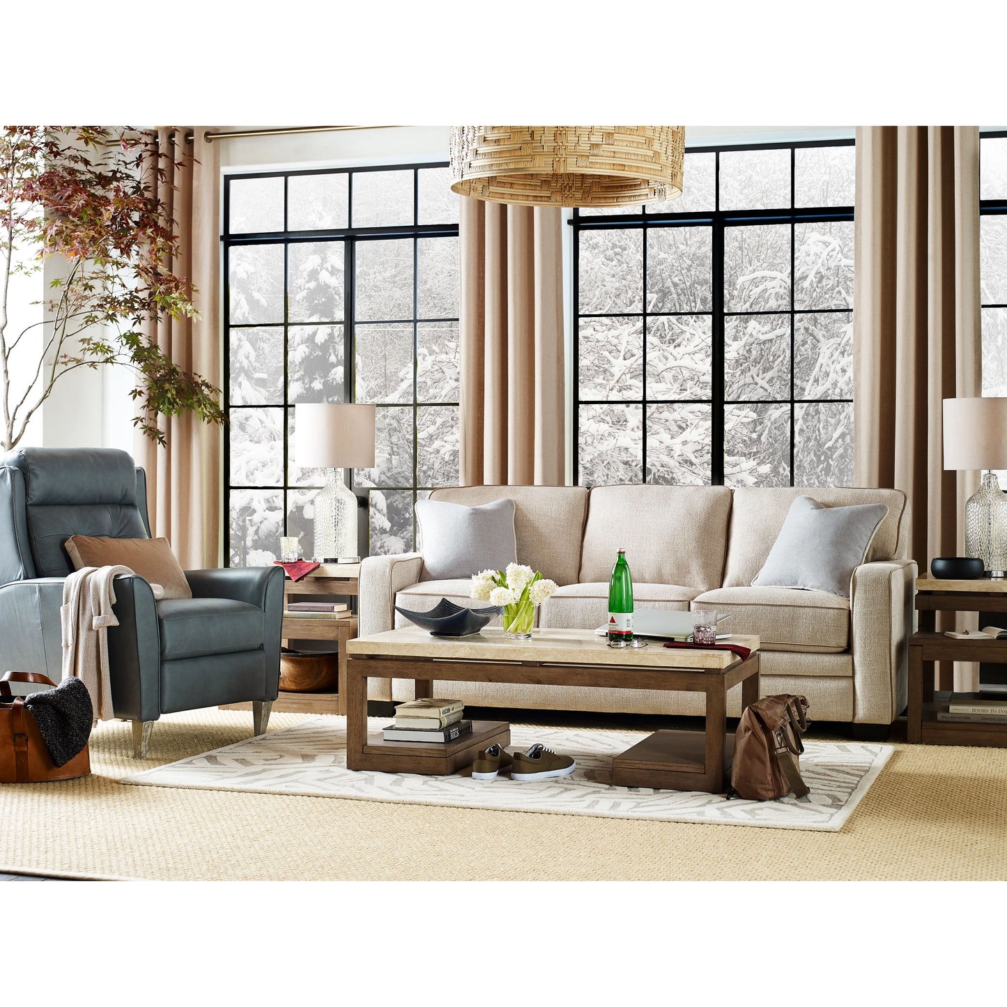 Meyer Sofa — Nora Ivory — view 32