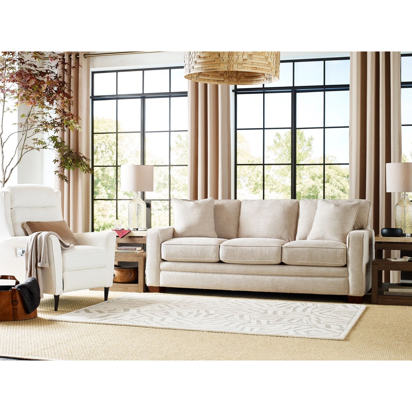Meyer Sofa — Nora Ivory — view 42