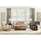 Ava Leather Reclining Sofa — Topflight Ivory — view 32