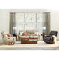 Ava Leather Reclining Sofa — Topflight Ivory — view 33
