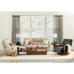 Ava Leather Reclining Sofa — Topflight Ivory — view 31