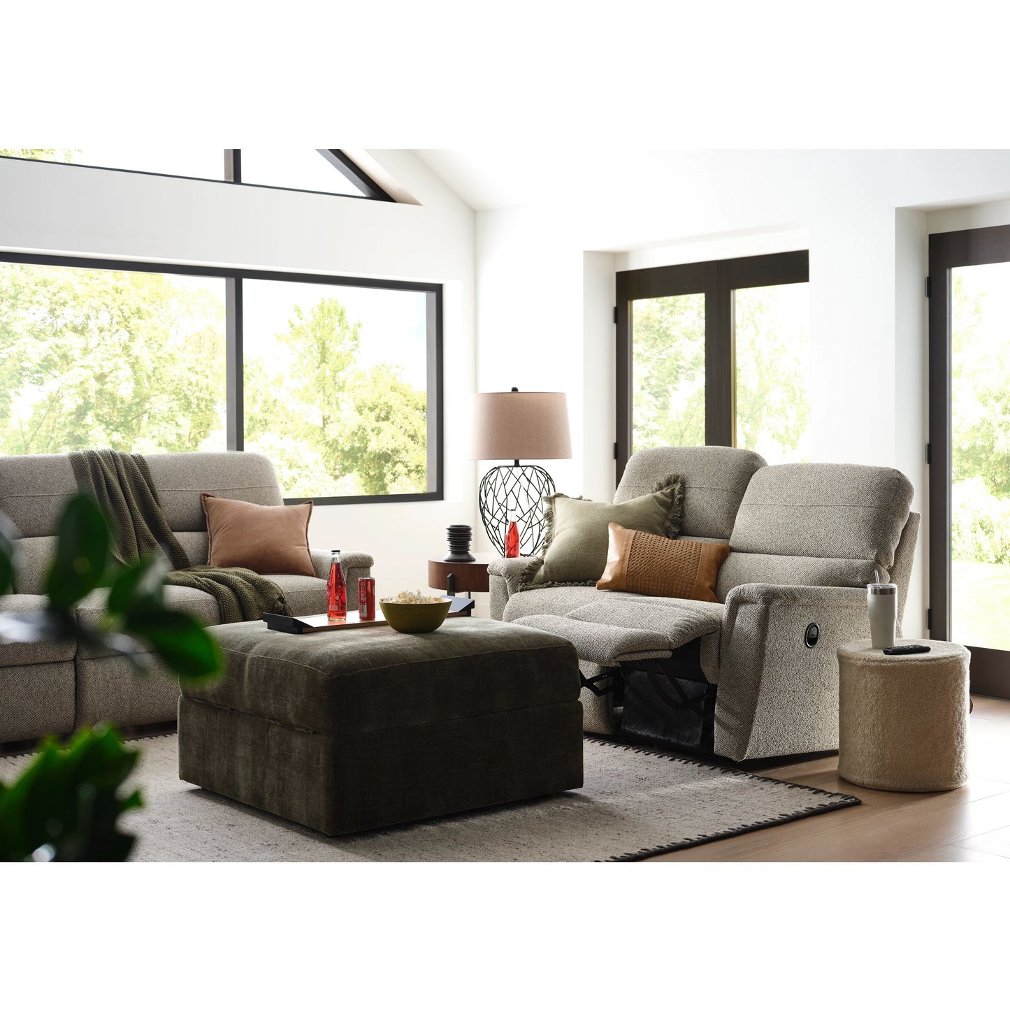 Ava Reclining Sofa — i-Gellar Moss — view 51