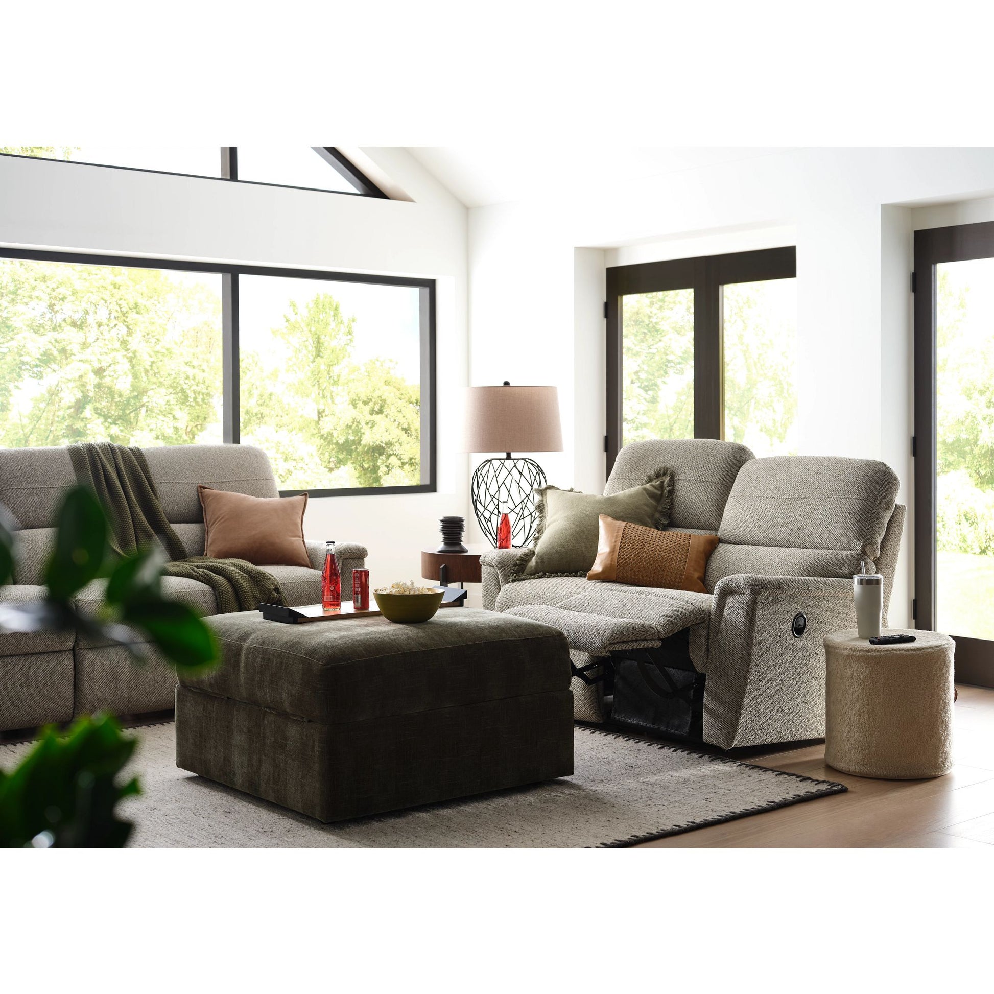 Ava Reclining Sofa — i-Gellar Moss — view 51