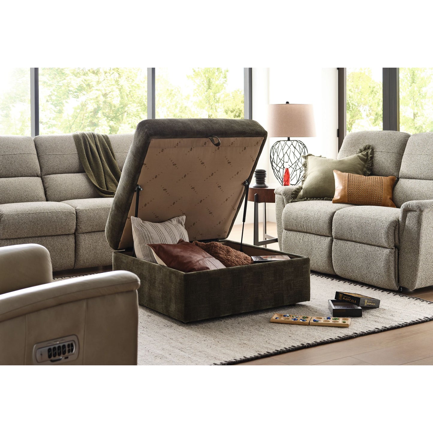 Ava Reclining Sofa — i-Gellar Moss — view 54