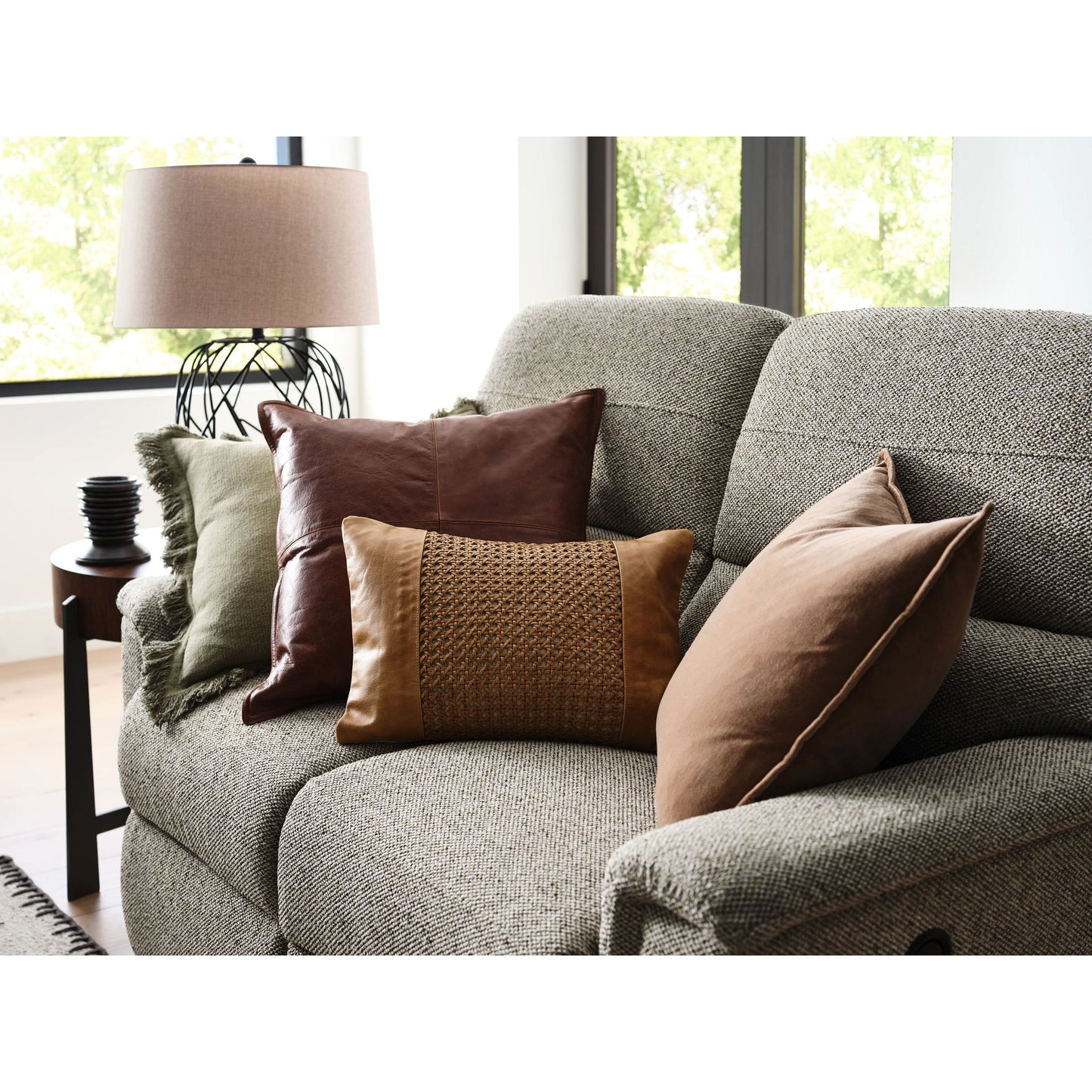 Ava Reclining Sofa — i-Gellar Moss — view 55