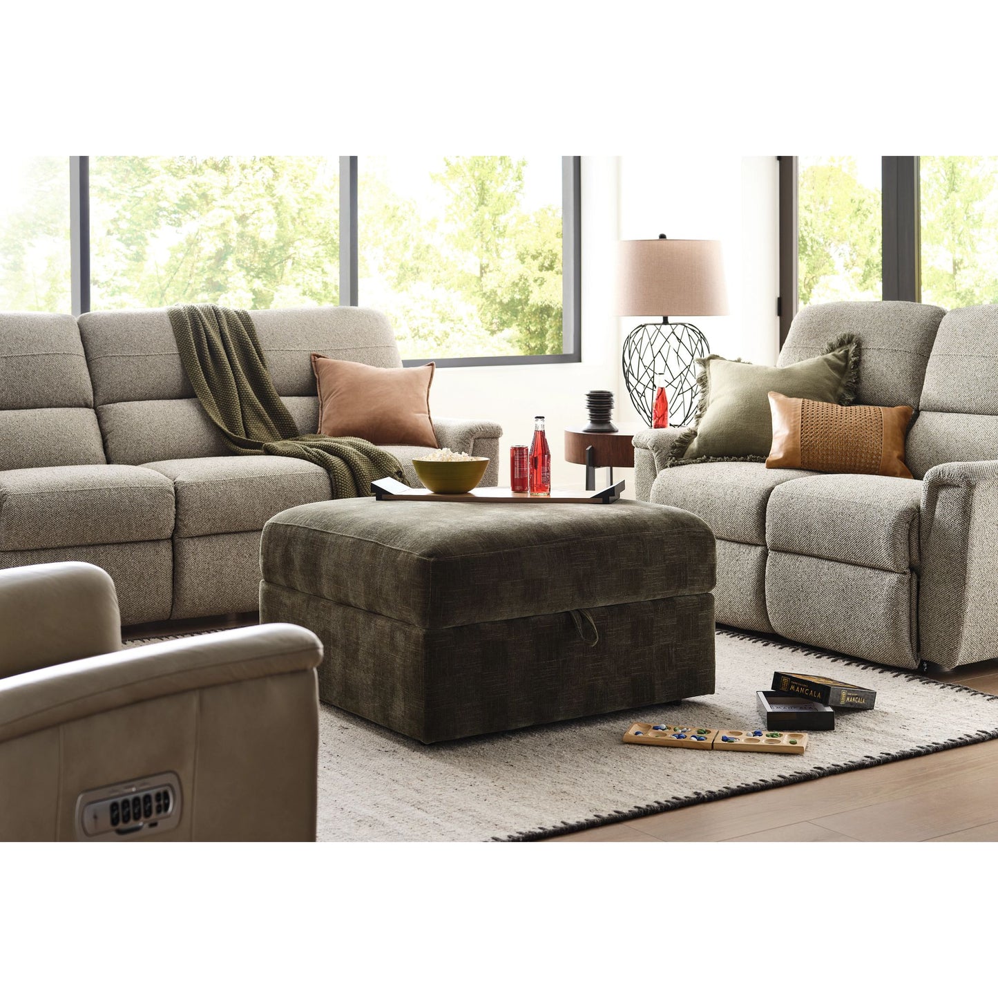 Ava Reclining Sofa — i-Gellar Moss — view 52